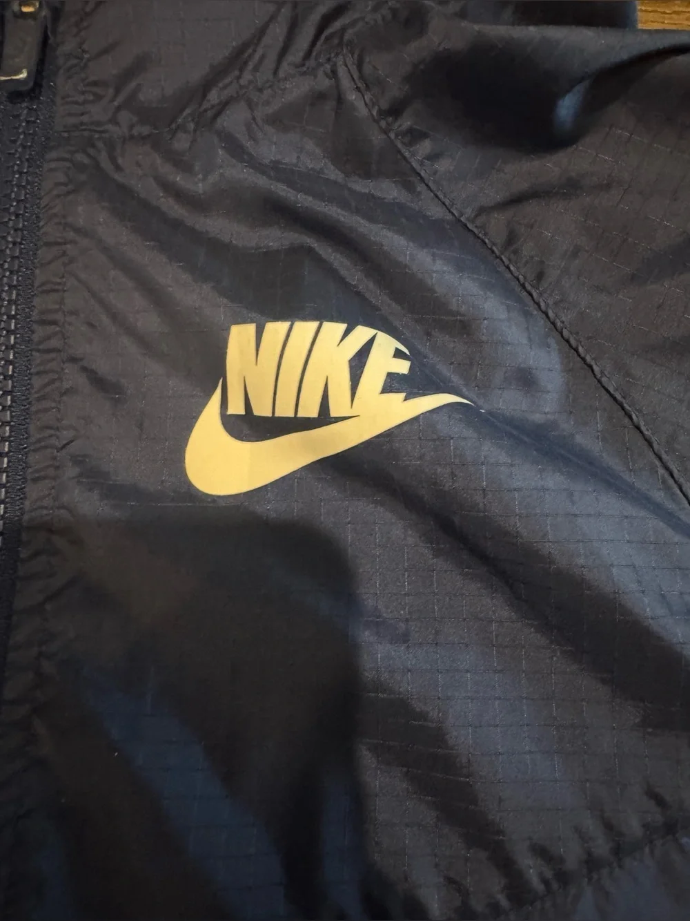 Nike Swooshfetti Blue Loose Fit Full Zip Hooded Windrunner Jacket Sz Youth XL